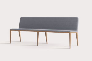Comfortable upholstered bench with massive basement. Produced by czech family company SITUS.