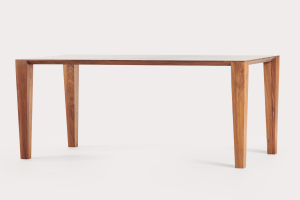 Masive design dining table Zono. Made from walnut. Finished by hand and produced by SITUS.