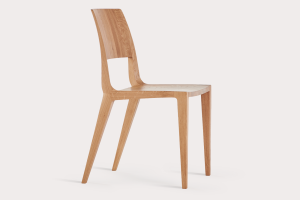 Design chair from massive wood. Quality czech furniture. Produced by family company SITUS.